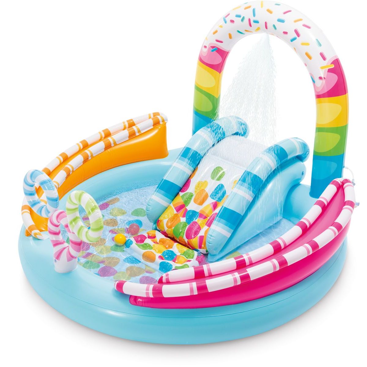 Intex 57144NP Hrací centrum Candy 170 x 168 x 122 cm - Poškozený obal