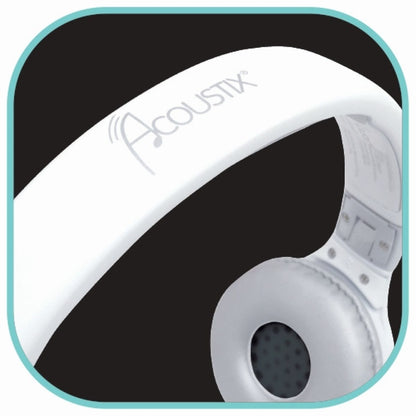 Lexibook 2v1 bluetooth skládací sluchátka bílá
