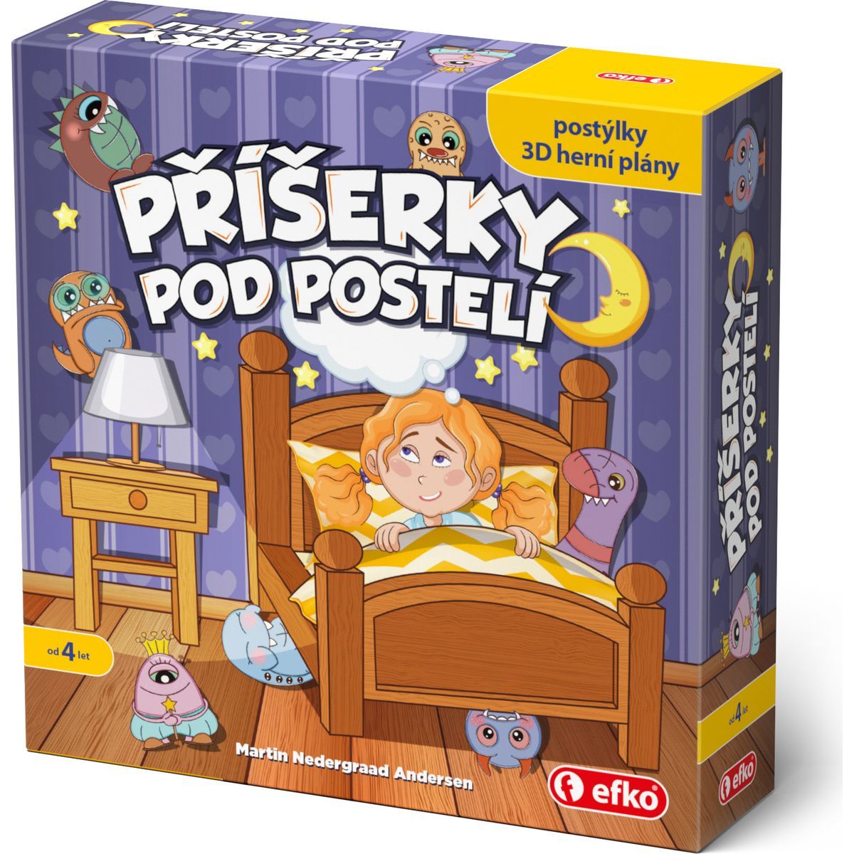 Příšerky pod postelí - dětská postřehová hra