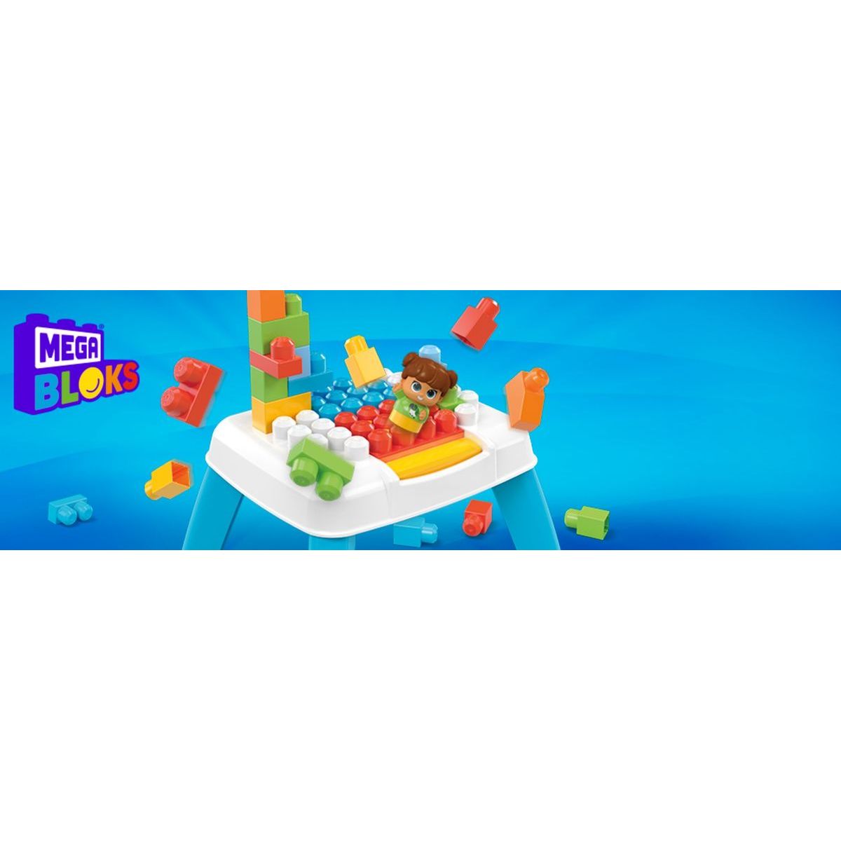Mega Bloks stoleček postav a rozházej kostky