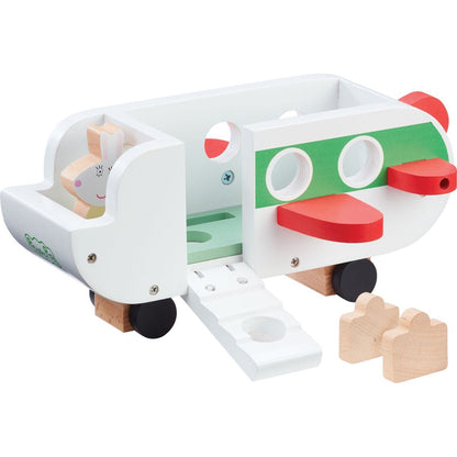 Peppa Pig dřevěný tryskáč a figurka paní Králíkové