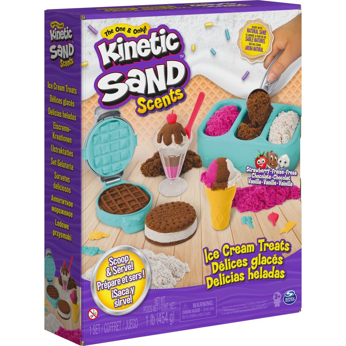 Kinetic Sand voňavé kopečkové zmrzliny