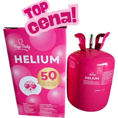 Helium na 50 balonků - Poškozený obal