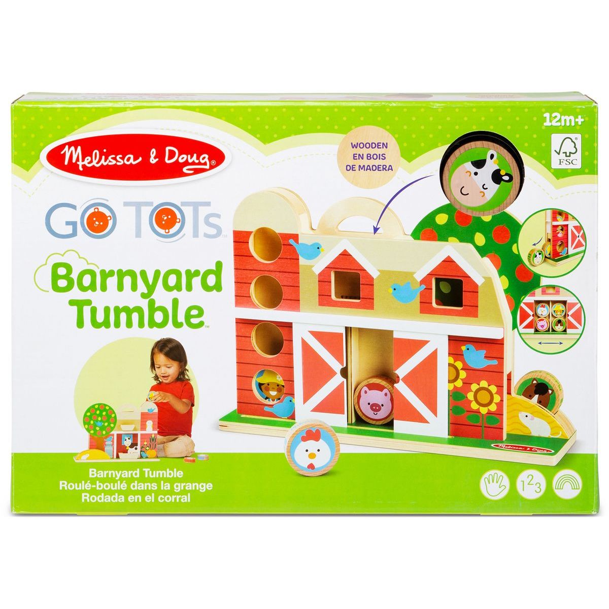 Melissa & Doug Go Tots Dřevěná farma