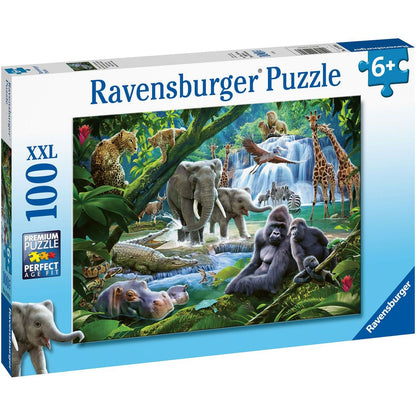 Ravensburger Puzzle Rodina z džungle 100 dílků