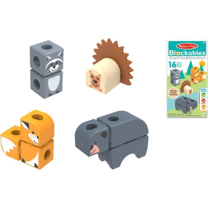 Melissa & Doug blockables stavebnice divočina