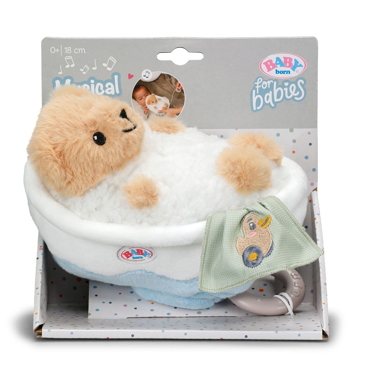 BABY born for babies Hrající Teddy