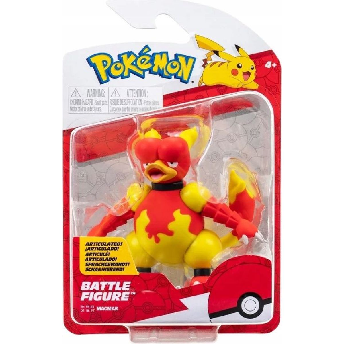 Jazwares Pokémon figurky Magmar - Poškozený obal