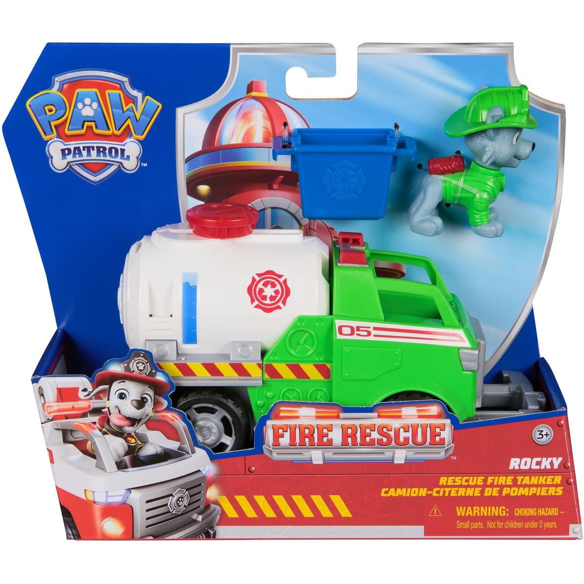 Spin Master Tlapková patrola Fire Rescue vozidlo Rocky