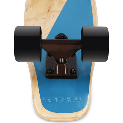 Spokey Woo-Fish Dřevěný pennyboard 56 x 15 cm, tmavě modrý