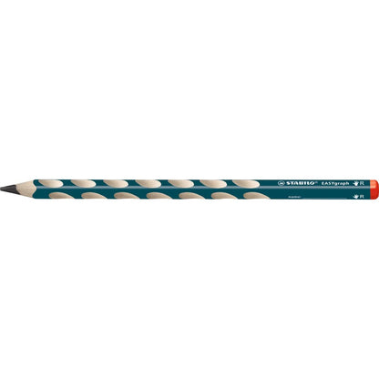 Ergonomická grafitová tužka pro praváky STABILO EASYgraph petrolejová 1 ks HB
