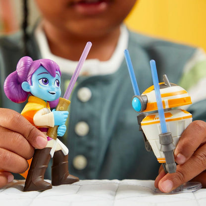 Hasbro Star Wars Young Jedi Adventures Duel Lys Solay vs. Training Droid
