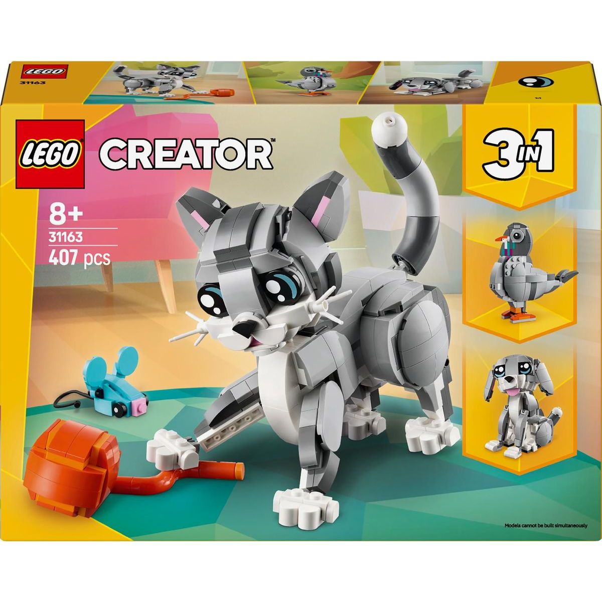 LEGO® Creator 3 v 1 31163 Hravá kočka