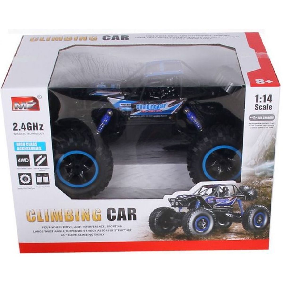 Alltoys RC auto 1 : 10 2,4 GHz modré