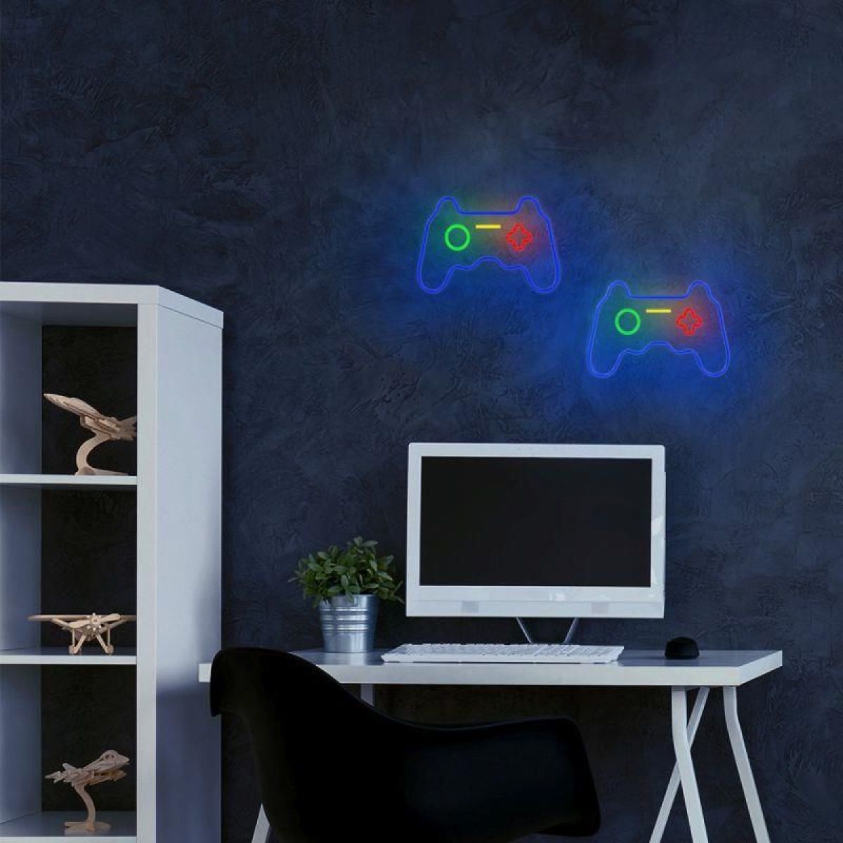 Dekorativní PLEXI LED neon Gamepad multicolor