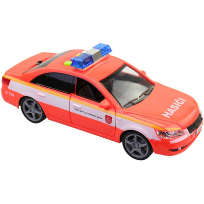 MaDe Hasičské osobní auto s českým hlasem, CZ box, 24cm