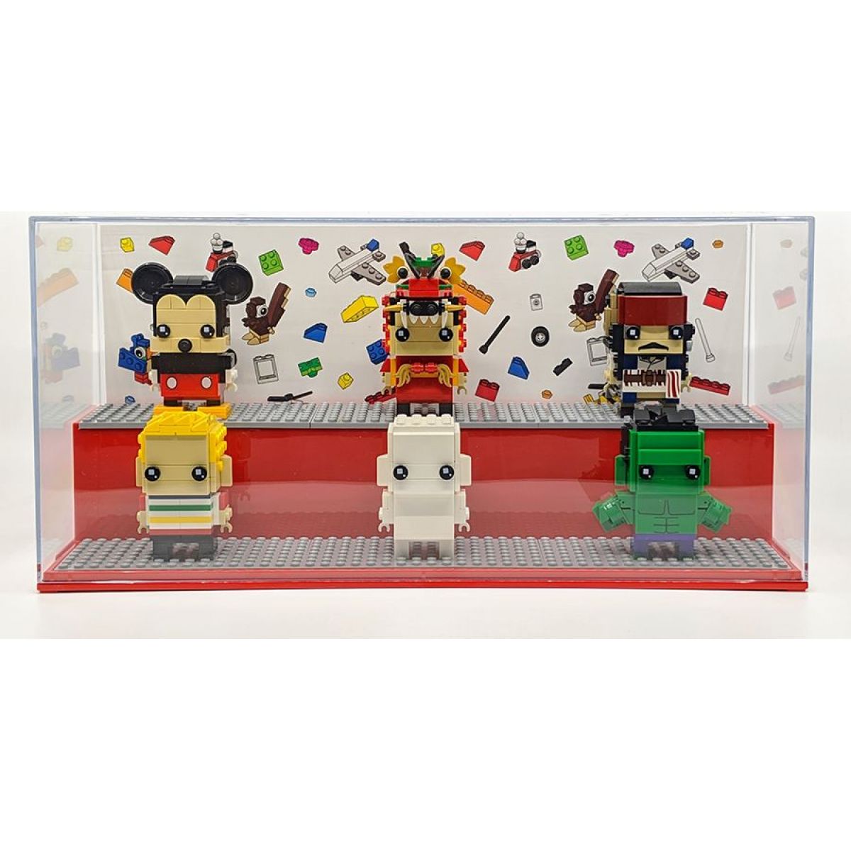 LEGO® Iconic herní a sběratelská skříňka červená