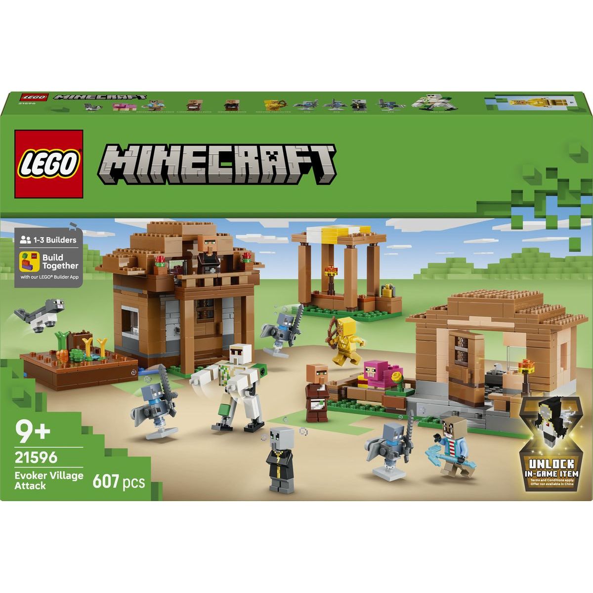 LEGO® Minecraft® 21596 Útok Mága na vesnici