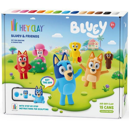 HEY CLAY_SET_BLUEY+ACCESSORIES_15PK_CEE