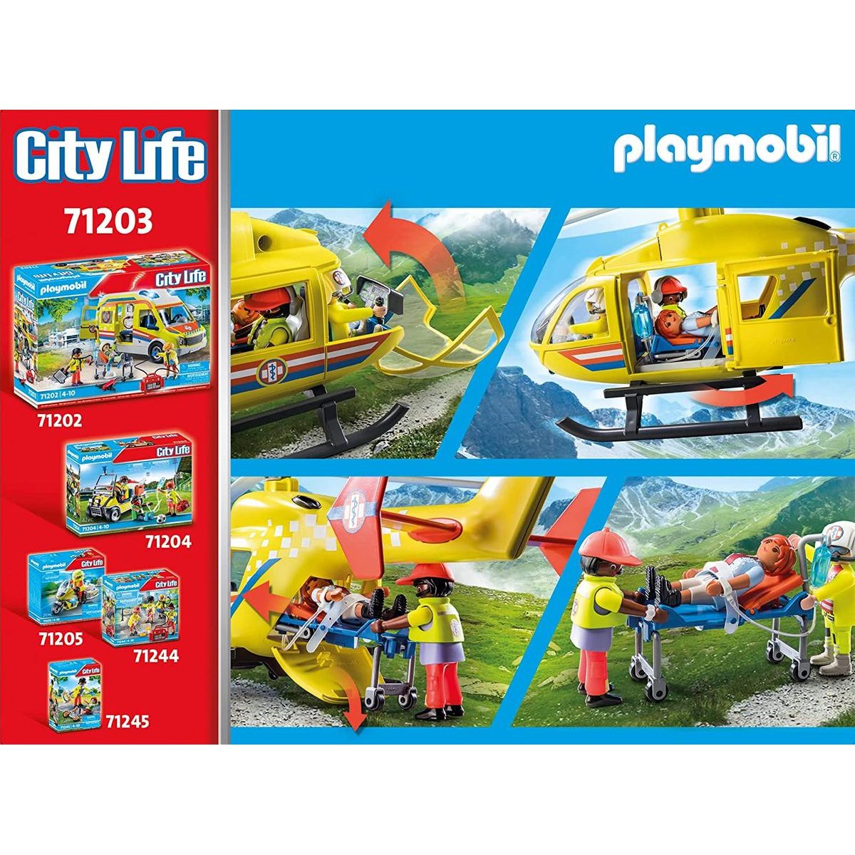 PLAYMOBIL® 71203 Záchranářský vrtulník