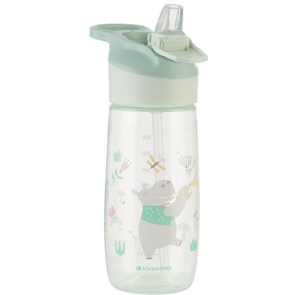 KikkaBoo Hrnek se silikonovým pítkem 450ml 12m+ Music Fest Mint