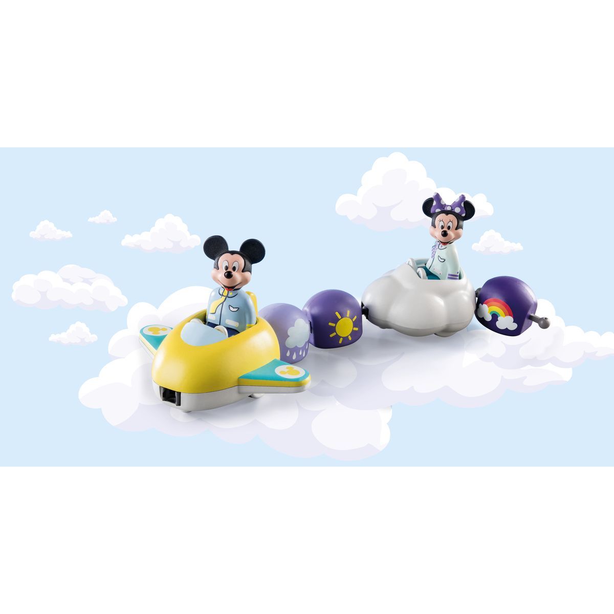 PLAYMOBIL® 71320 1.2.3 & Disney Let Mickeyho a Minnie v oblacích