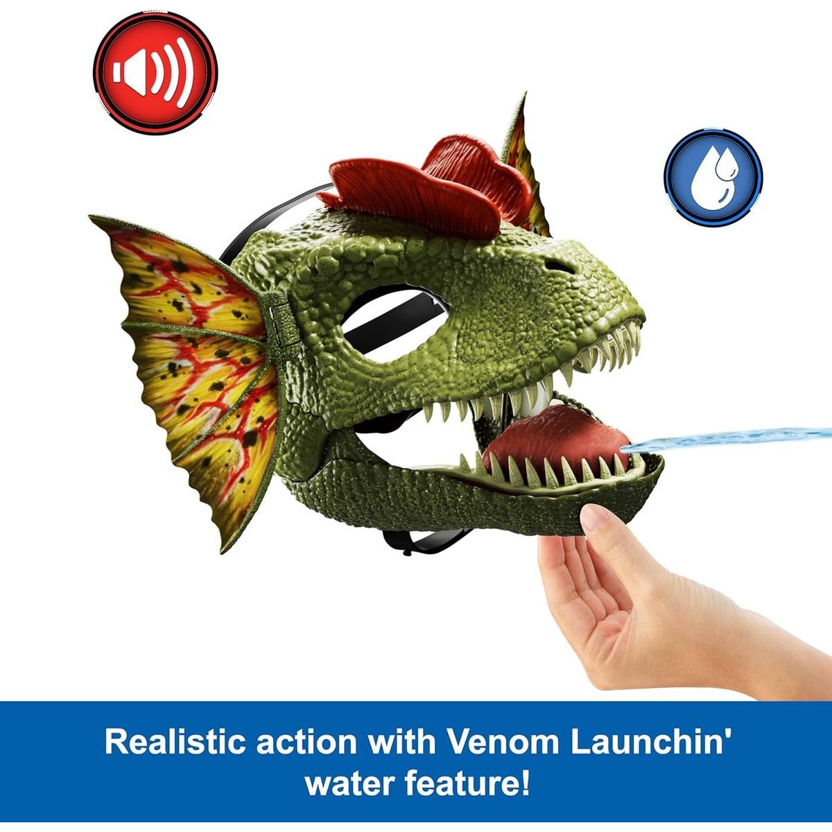 Mattel Jurassic World Dilophosaurus se zvuky