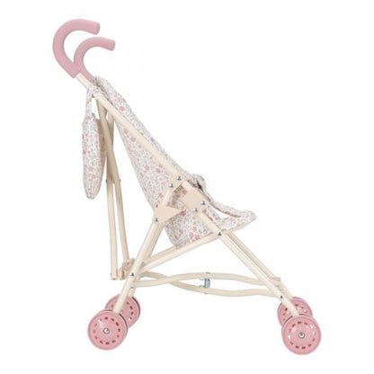 Little Dutch Kočárek pro panenky golfky skládací Soft Flowers