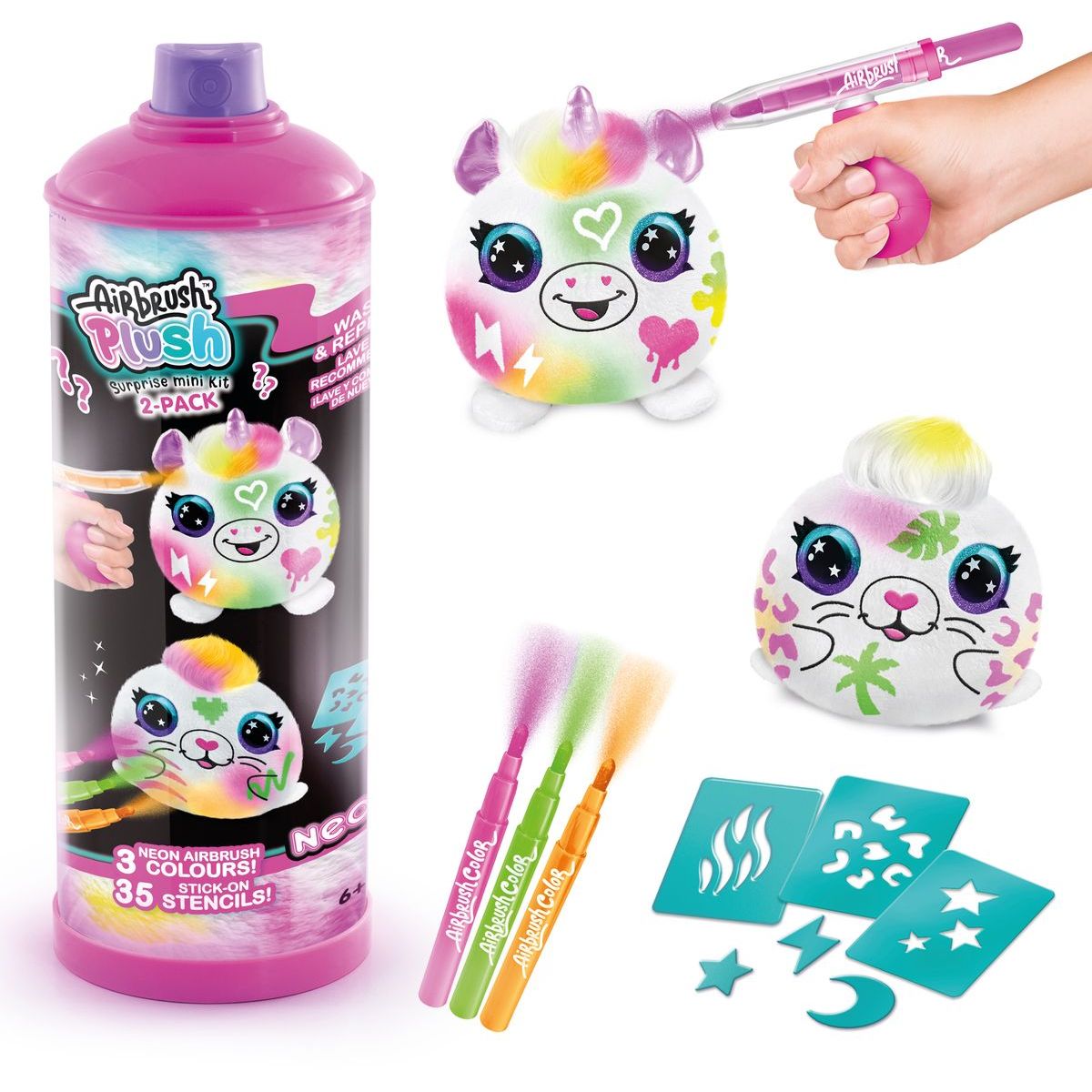 Airbrush - Neon Mini Překvapení 2-pack