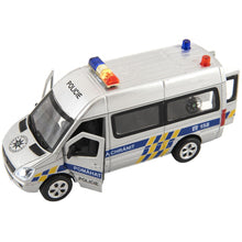 Teddies Auto policie 15 cm na baterie se světlem se zvukem