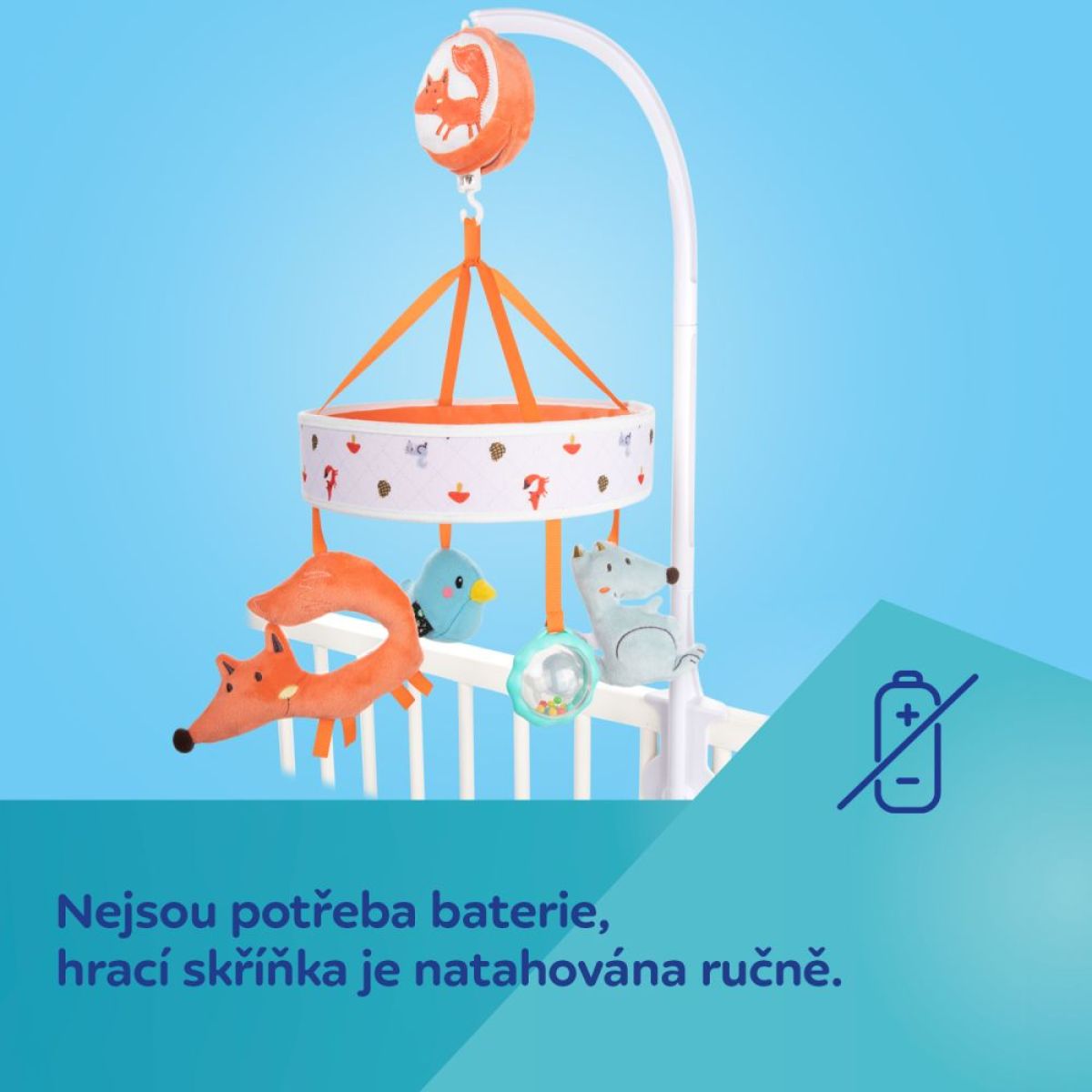 Canpol babies Plyšový kolotoč s melodiemi Fox