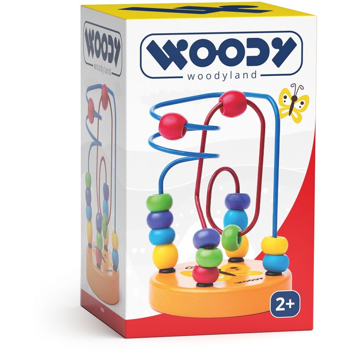 Woody Motorický labyrint mini- oranžový