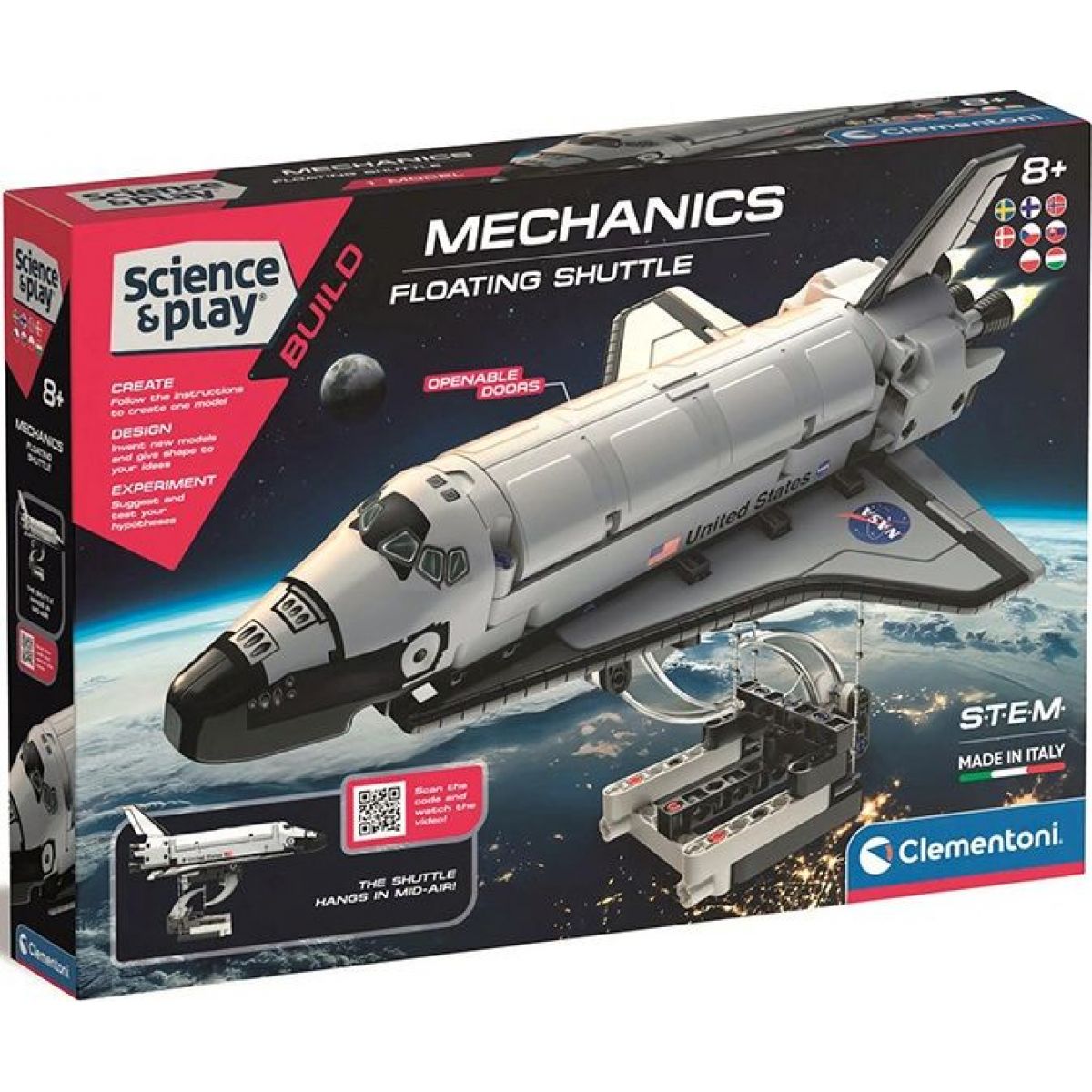 Clementoni Mechanická laboratoř Raketoplán NASA