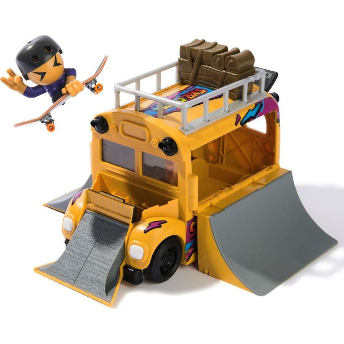 Tech Deck SK8 Crew autobus playset