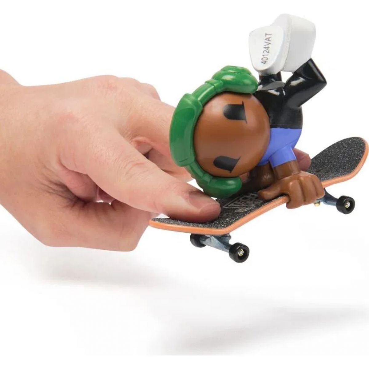 Tech Deck SK8 Crew fingerboard s figurkou zelená sluchátka