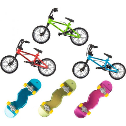 Sada kolo a skateboard sada - zelené kolo - zelený skateboard