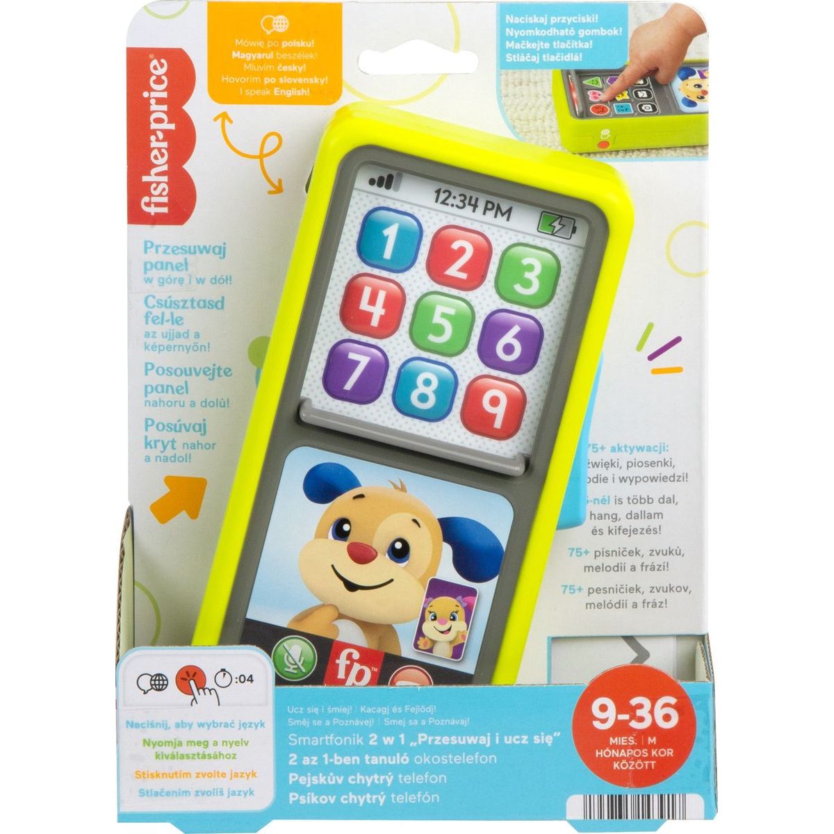 Fisher Price pejskův chytrý telefon