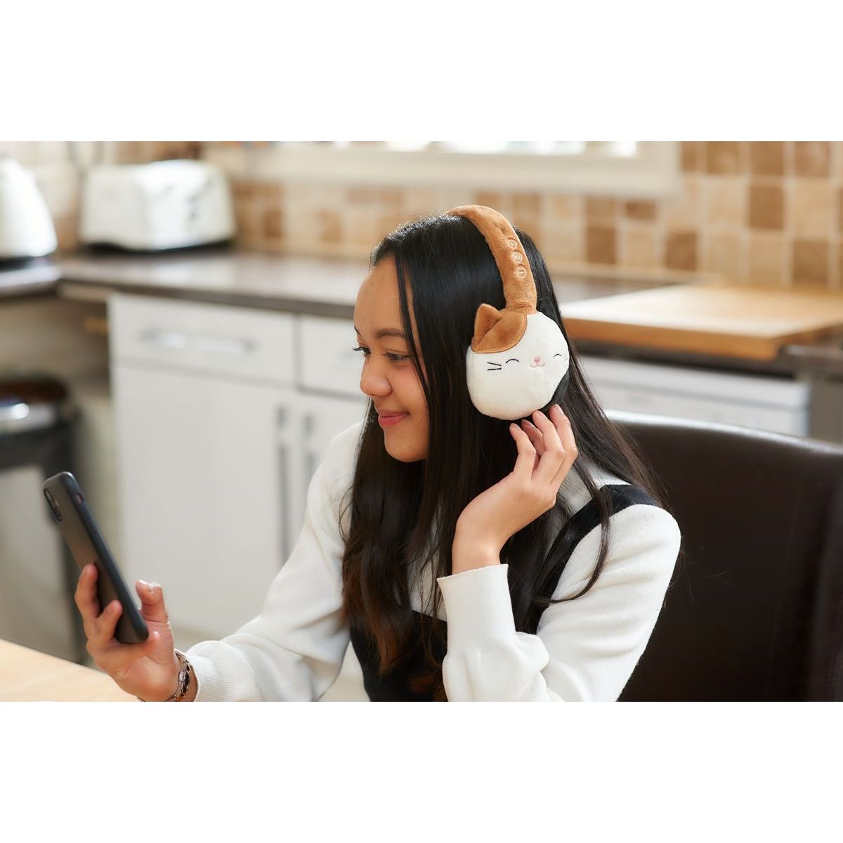 Squishmallows Plush Bluetooth Headphones - Cam