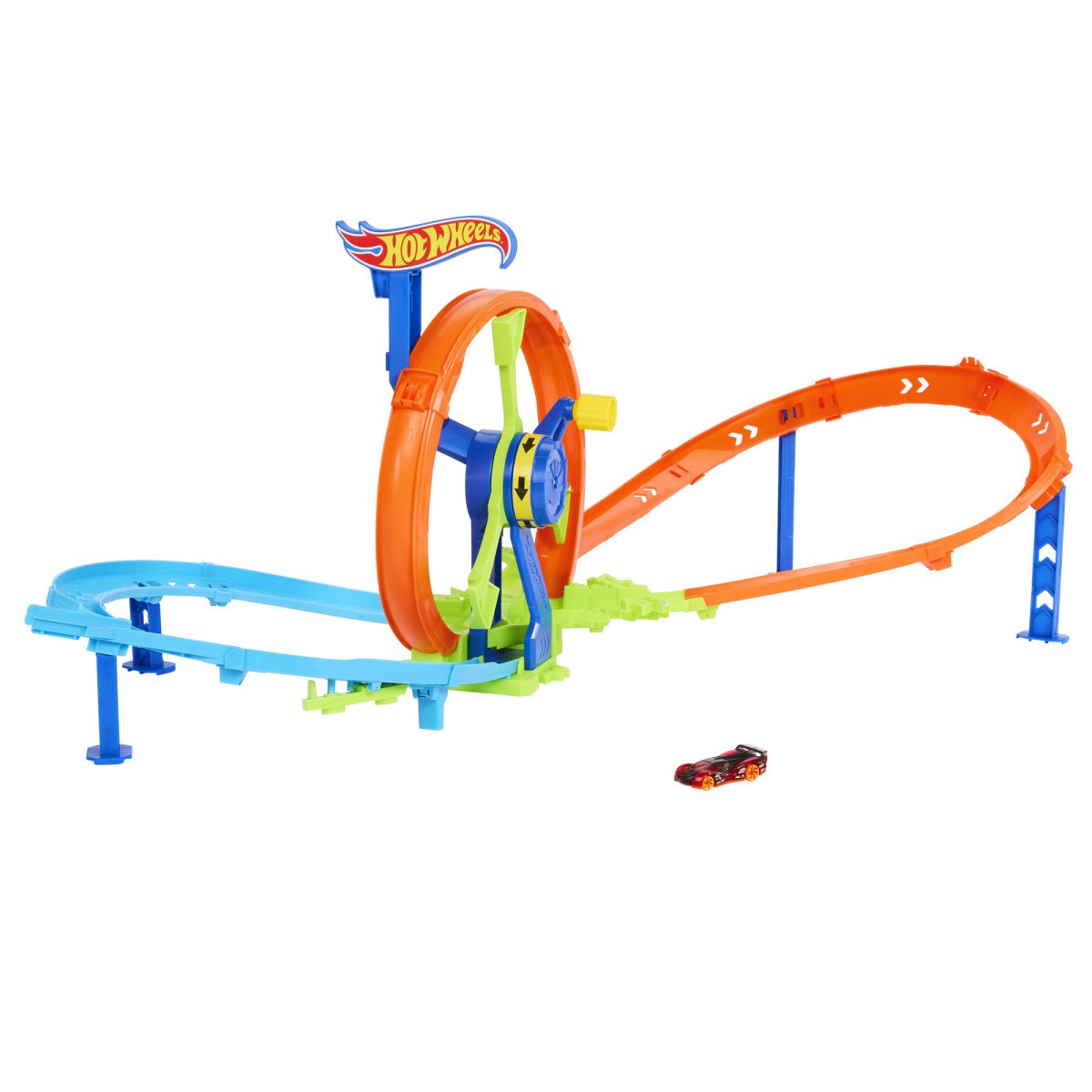 Hot Wheels Dráha řetězový náraz