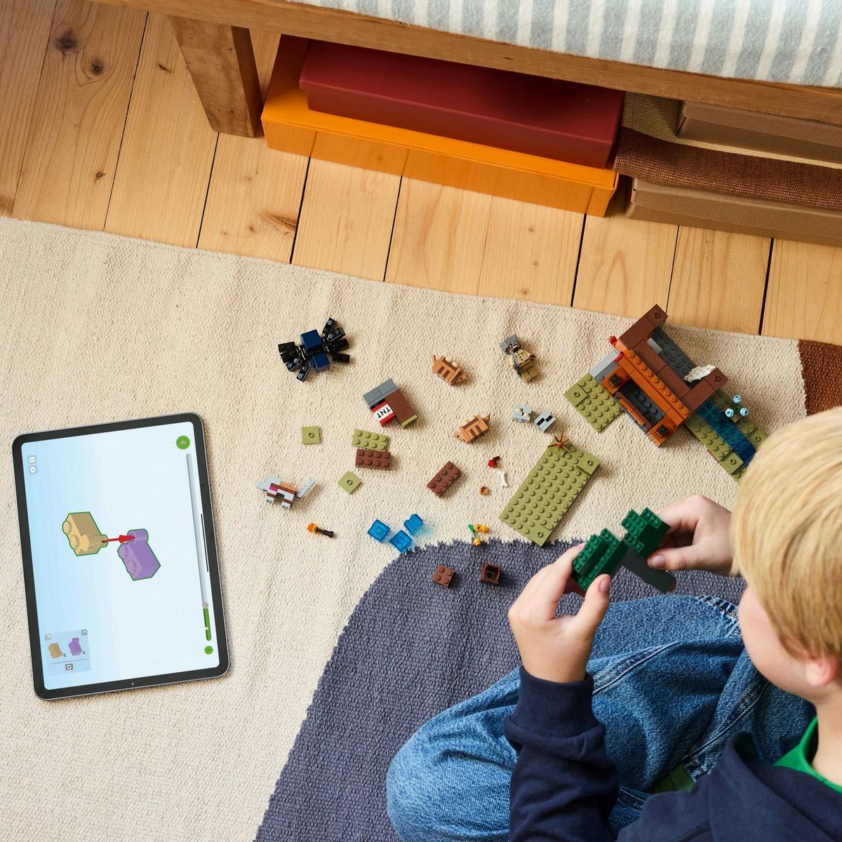 LEGO® Minecraft® 21269 Výprava do dolů a pásovec
