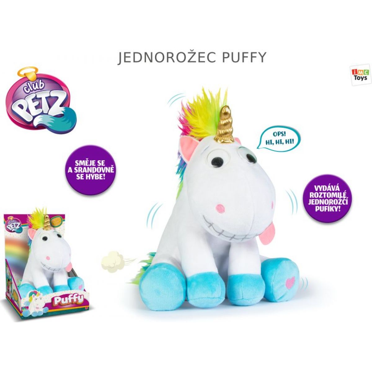 Alltoys Interaktivní jednorožec Puffy