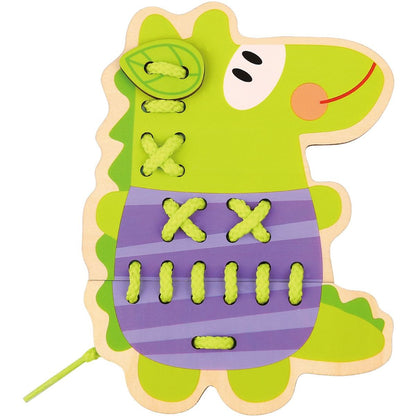 Tooky Toy Dřevěná provlékací zvířátka