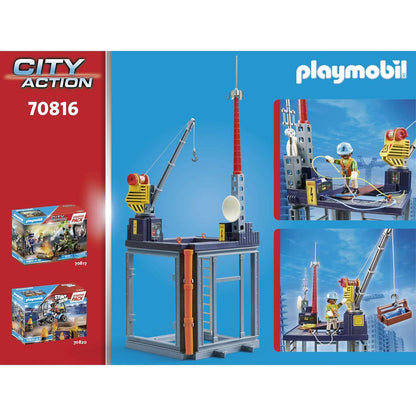 PLAYMOBIL® 70816 Starter Pack Stavba s lanovým navijákem