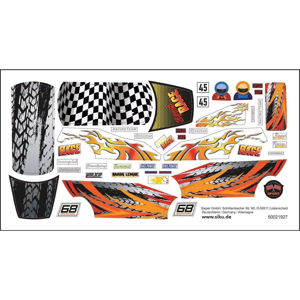 SIKU Super 6504 Limitovaná edice 100 let Sieper Mini Countryman Race červený 1:50
