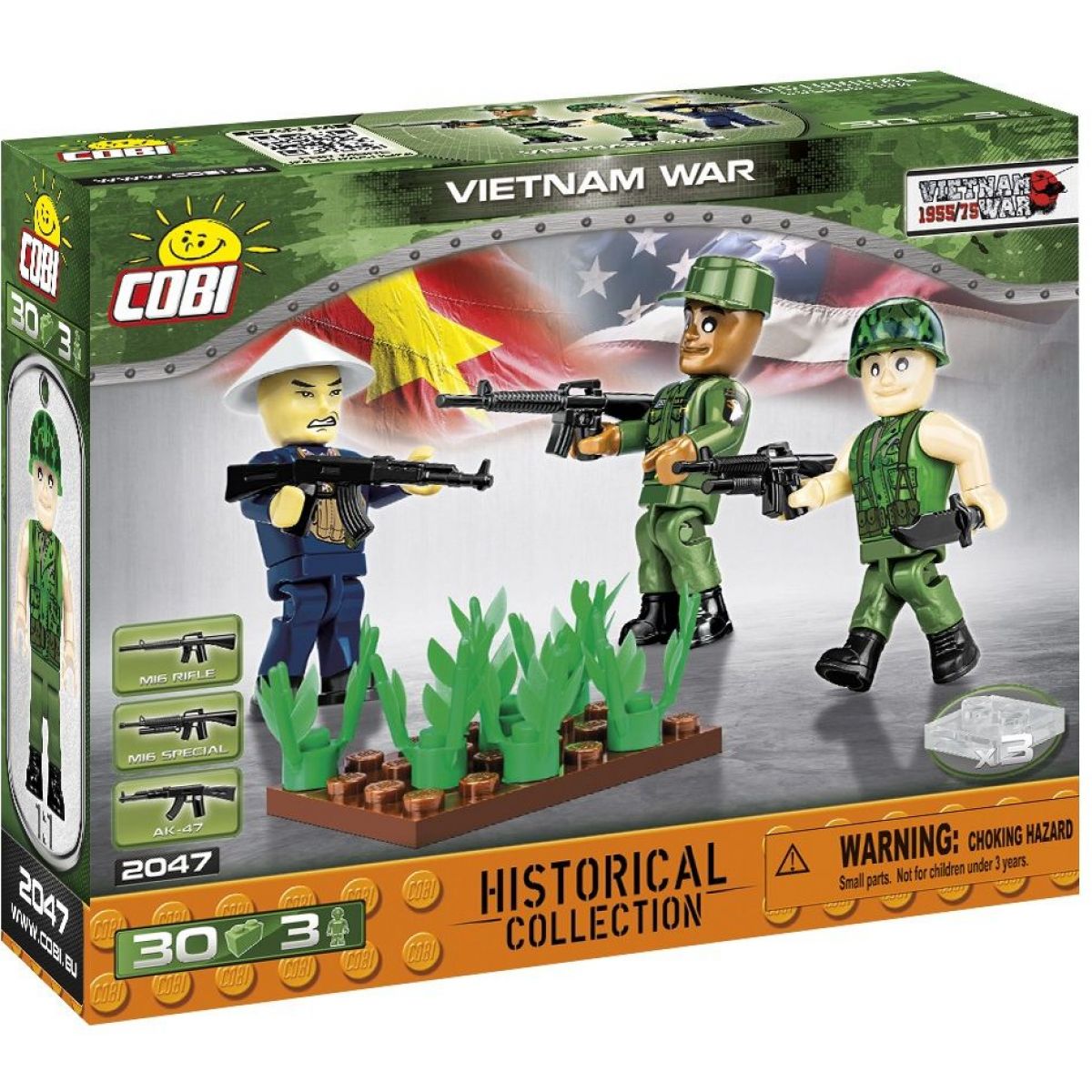 Cobi 2047 Figurky s doplňky Vietnamská válka 30 dílků