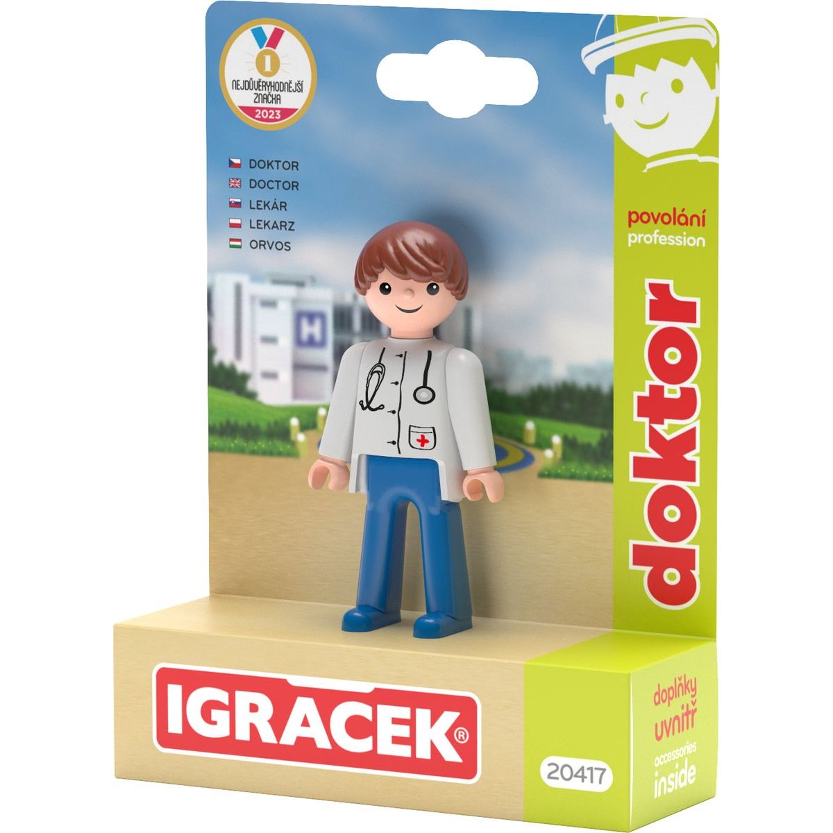 Igráek Doktor - figurka s příslušenstvím