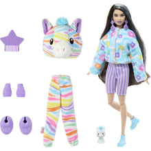 Barbie Cutie Reveal Barbie barevné sny zebra