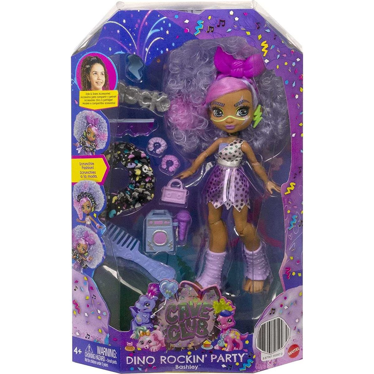 Mattel Cave Club panenka s doplňky n rock Bashley