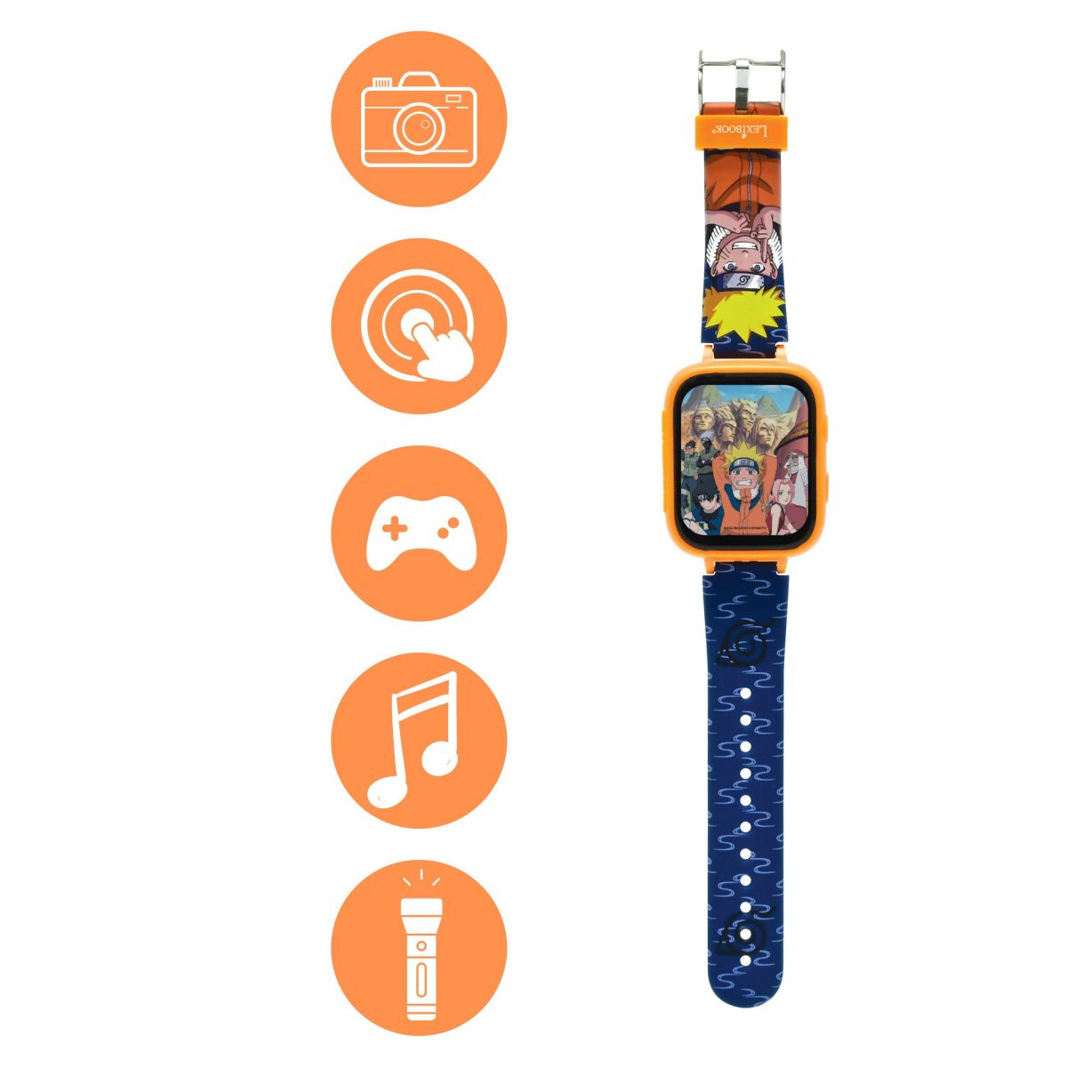 Lexibook Hodinky s kamerou Naruto a 8GB SD kartou