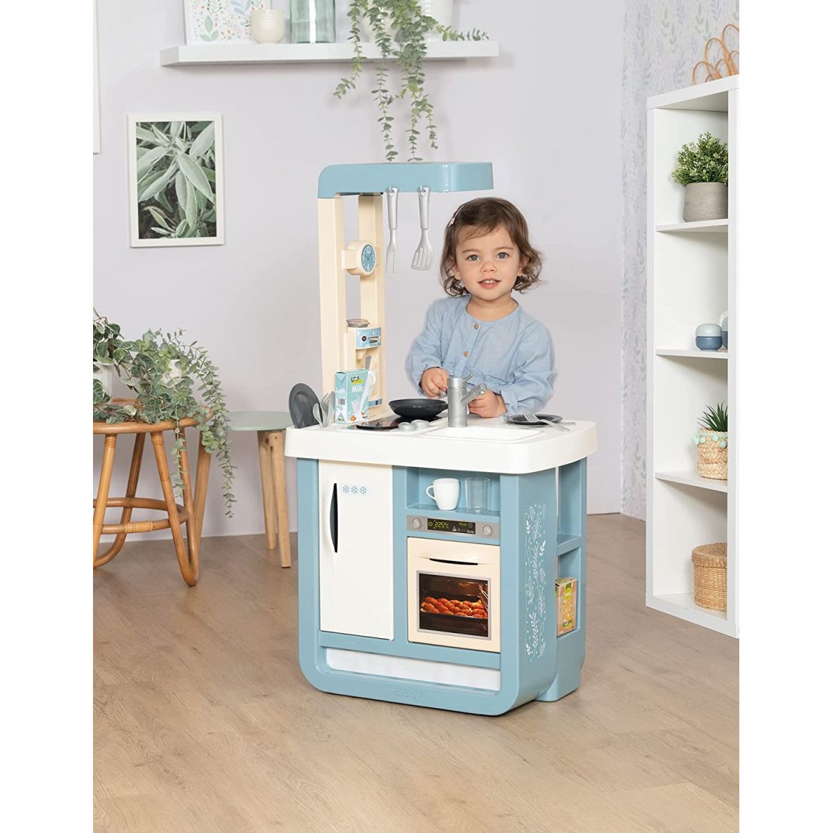 Smoby Kuchyňka Bon Appetit elektronická, modro-bílá
